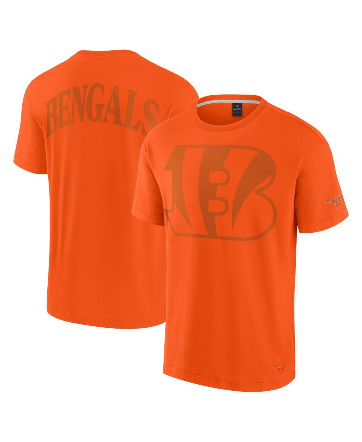 Fanatics Men's And Women's Orange Cincinnati Bengals Elements Iconic T-shirt