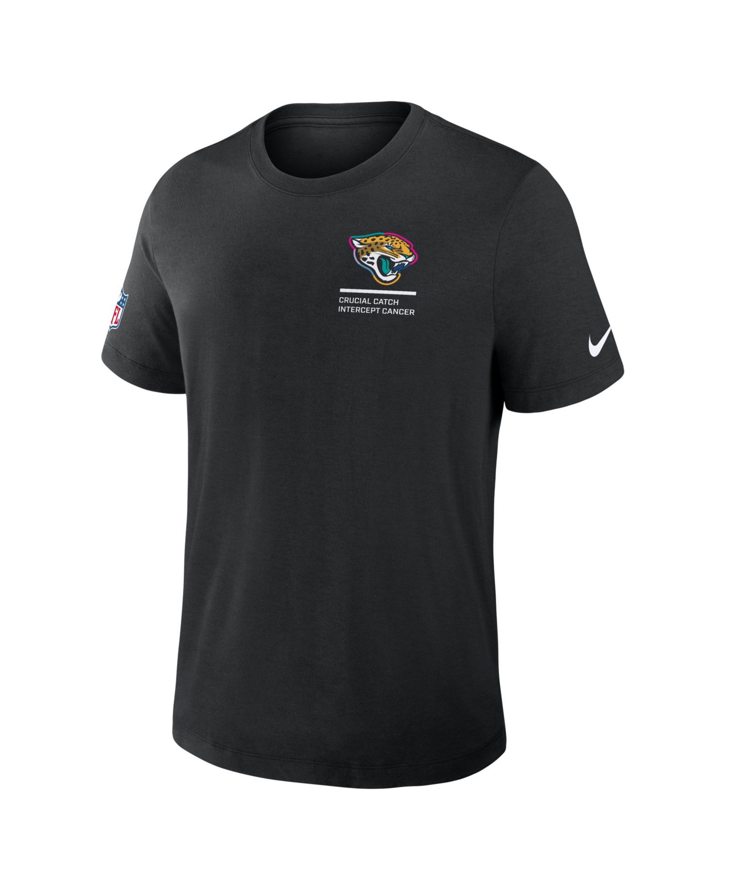 Men's Black Jacksonville Jaguars 2025 NFL Crucial Catch Tri-Blend Dri-FIT T-Shirt