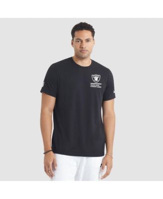 Nike - Men's Black Las Vegas Raiders 2025 NFL Crucial Catch Tri-Blend Dri-FIT T-Shirt