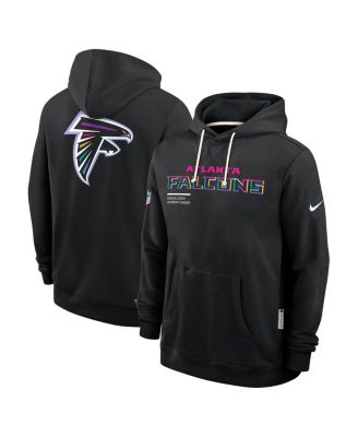 Nike - Men's Black Atlanta Falcons 2025 NFL Crucial Catch Sideline Standard Issue Dri-FIT Hoodie