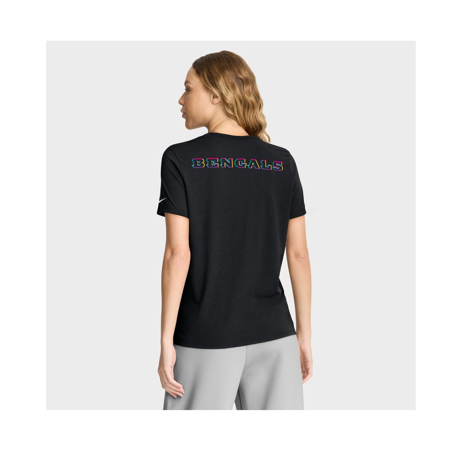 Women's Black Cincinnati Bengals 2025 NFL Crucial Catch Tri-Blend Dri-FIT T-Shirt