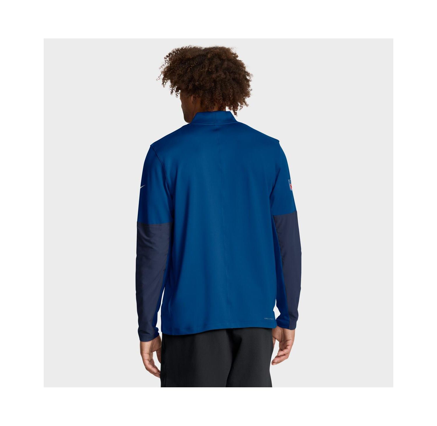 Men's Royal Indianapolis Colts Sideline Dri-FIT Half-Zip Pullover Sweatshirt