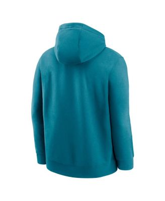 Men's Teal Jacksonville Jaguars Club Fleece Pullover Hoodie