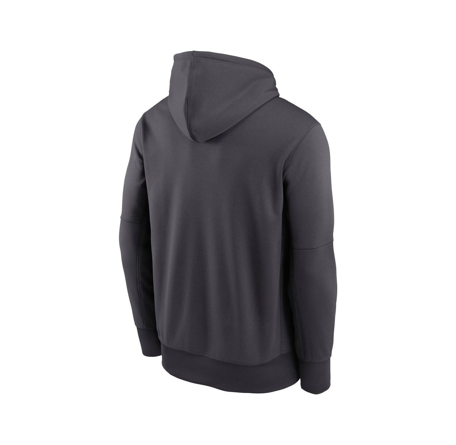 Men's Anthracite Las Vegas Raiders Toss Sweep Performance Pullover Hoodie