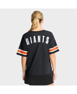 Women's Black San Francisco Giants Curl Route T-Shirt