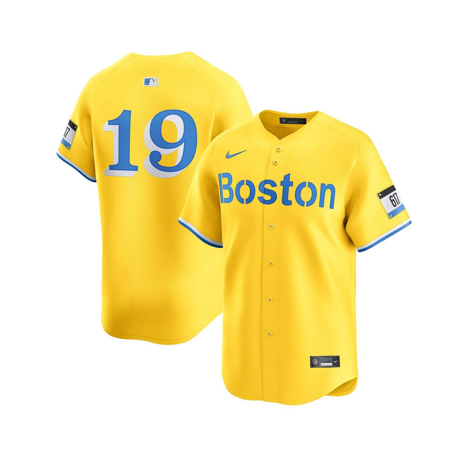 Men's Roman Anthony Gold Boston Red Sox City Connect Limited Jersey