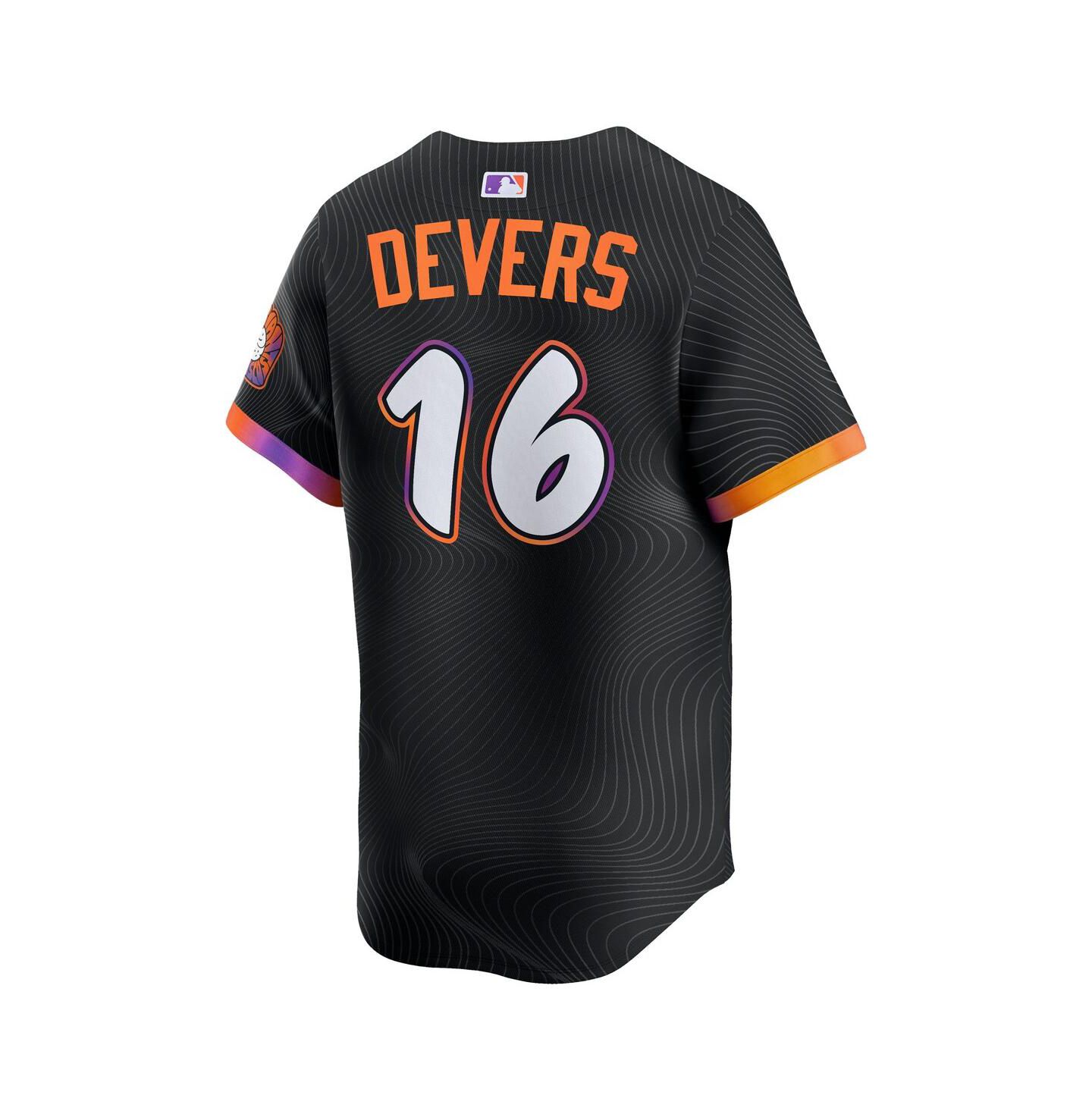 Мужской топ Nike Rafael Devers Black San Francisco Giants 2025 City Connect Limited Player Jersey — фото 3