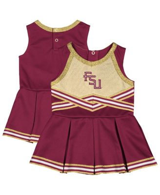 Colosseum - Girls Baby Boys and Girls Garnet Florida State Seminoles Lollipop Park Cheer Dress