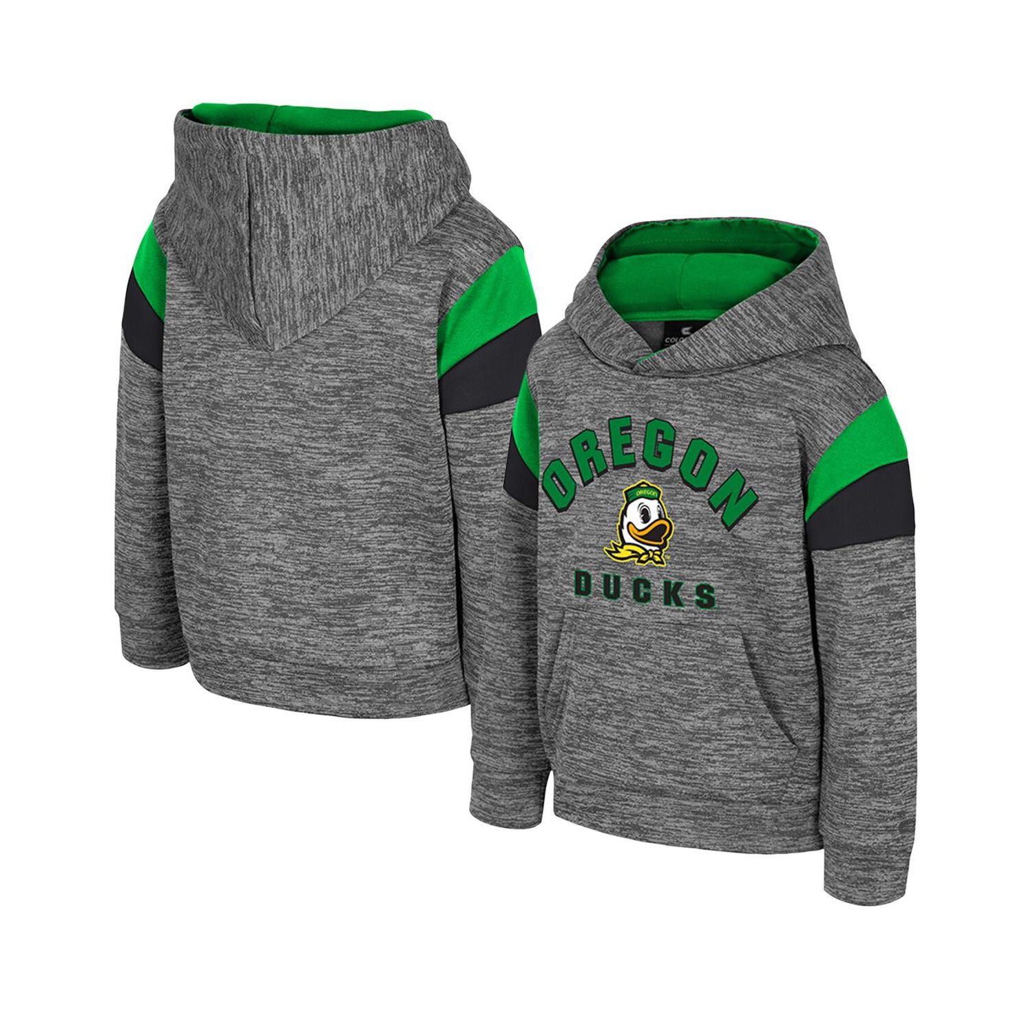 Toddler Gray Oregon Ducks Wizard City Hoodie