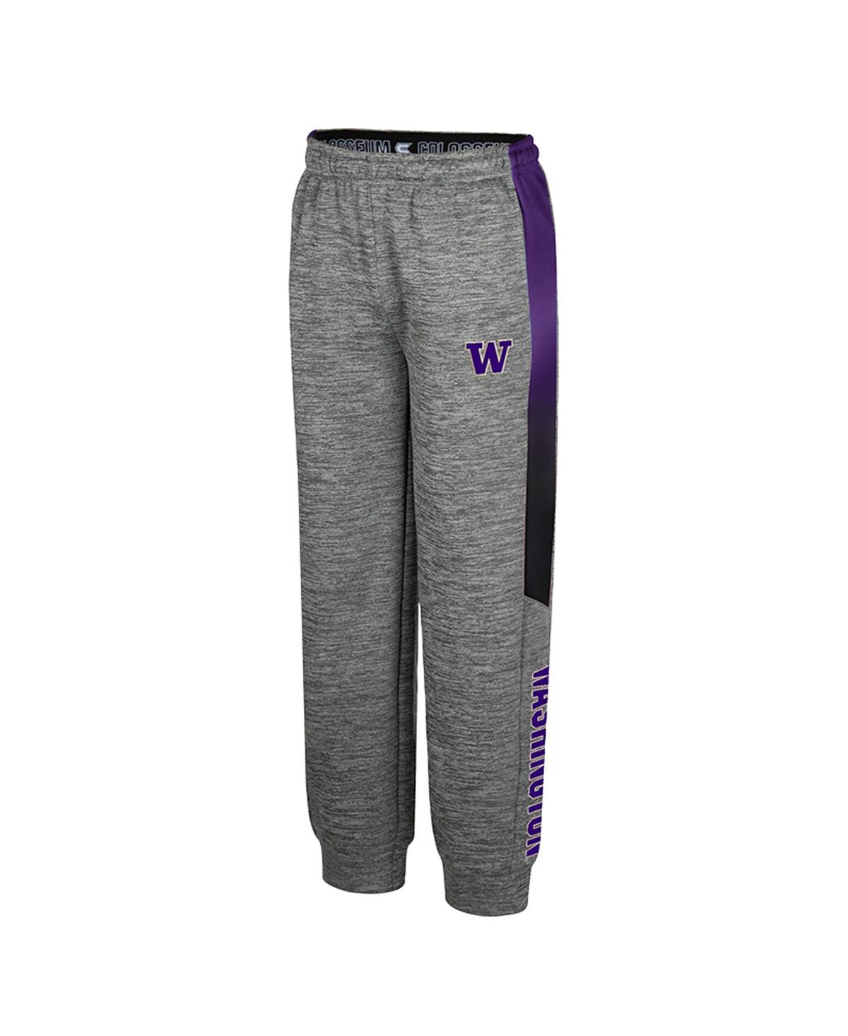 Colosseum Big Boys And Girls Gray Washington Huskies The Gang Pants In Gray