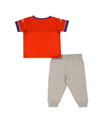 Baby Boys and Girls Newborn 2-Piece Clemson Tigers Nothing but the Hits Football Set