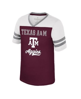 Big Girls Maroon Texas A&M Aggies Princess Bubblegum Bling T-Shirt