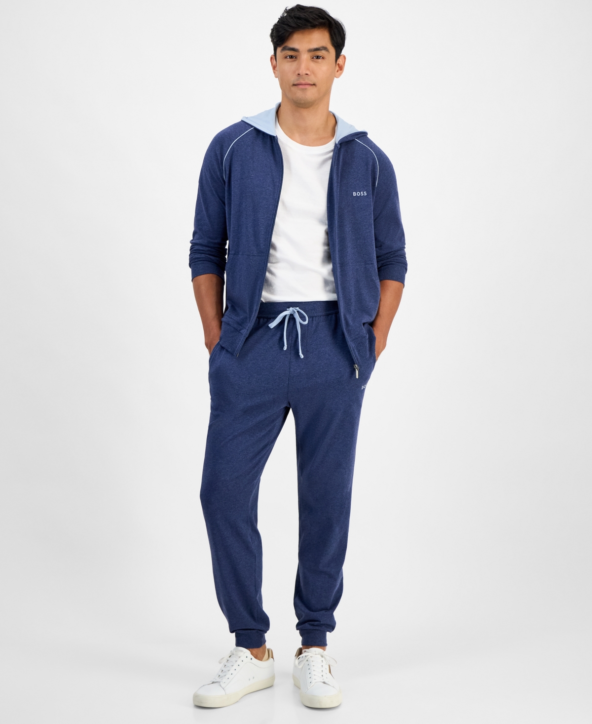 Boss Men's Mix and Match Logo Full-Zip Hoodie