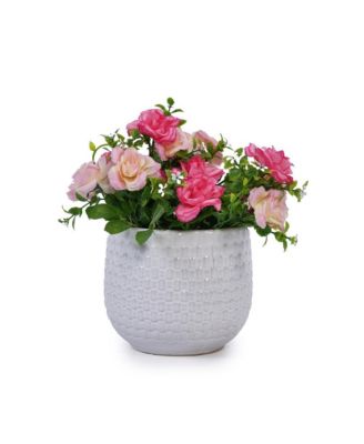 3-Piece Ceramic Flowerpot Set