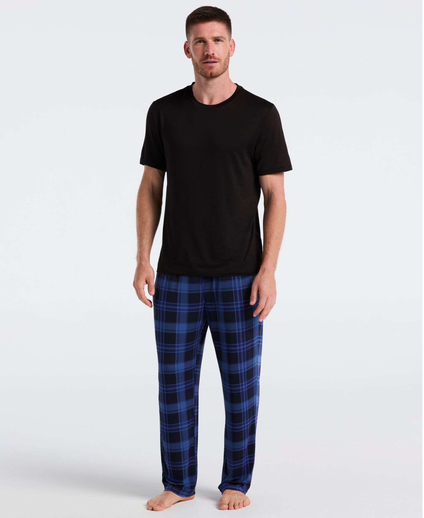 Пижамные брюки Buffalo для мужчин — Perry Ellis Portfolio, цвет: Чёрный — фото 6