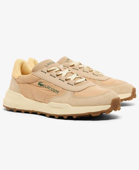 Мужские кроссовки Lacoste Elite Active EVO Round Toe, цвет: Натуральный / Жёлтый