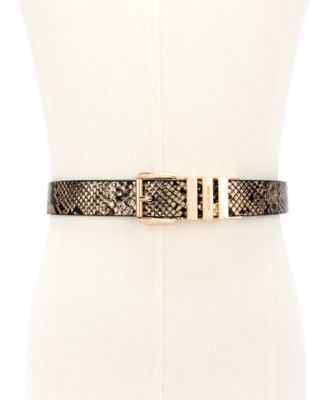 Women's Reversible Snake Pattern Belt