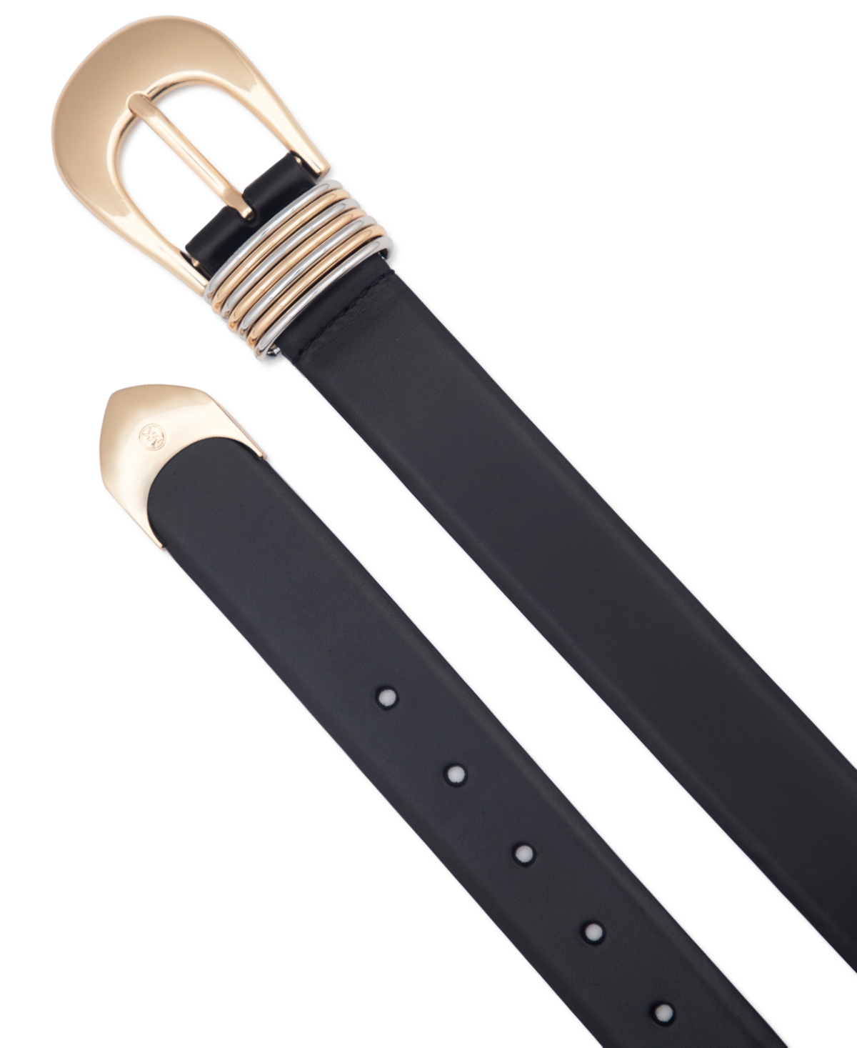 Michael Kors Women's Leather Belt In Black
