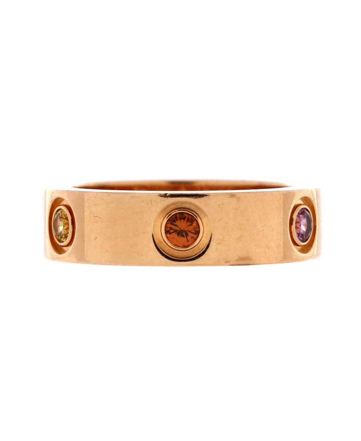 Pre-Owned Cartier Love 6 Stone Band Ring