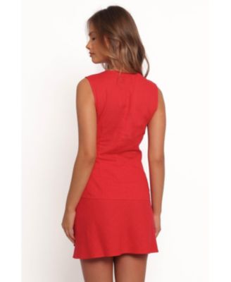 Women's Vanni Wrap Front Linen Top - Cream