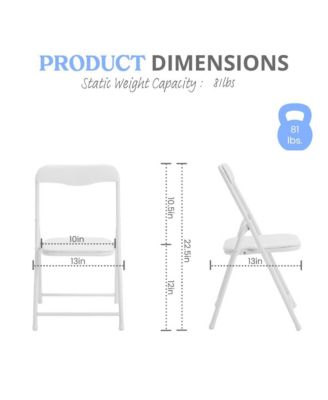 Kids 5 Piece Folding Table And Chair Set - Kids Activity Table Set