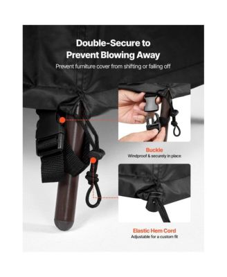 Outdoor 420D Waterproof Furniture Cover for Sofa, Chairs, and Table