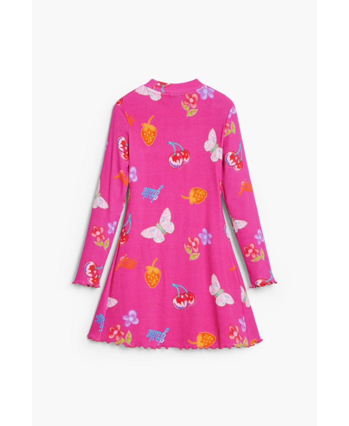 Desigual Girls's Ribbed skater dress shapes