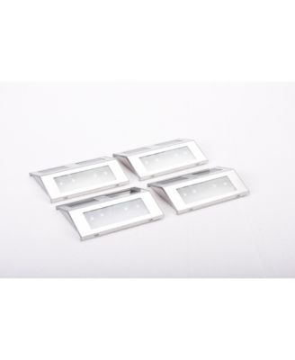 4 Lights Solar Metal LED Deck Light