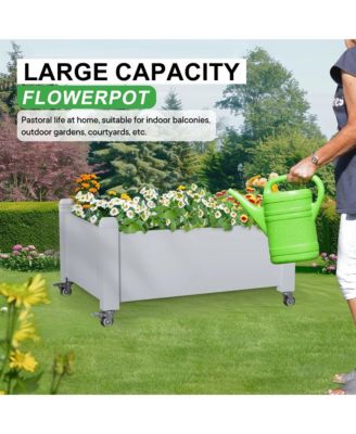 Soltanica Raised Garden Bed with Wheels