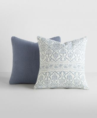 Seed Stitch Knit 2-Pack Decorative Pillows, 20" x 20"