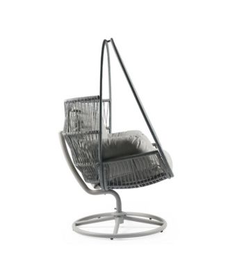 - Contemporary Reno Outdoor Wicker Swivel Lounge Chair