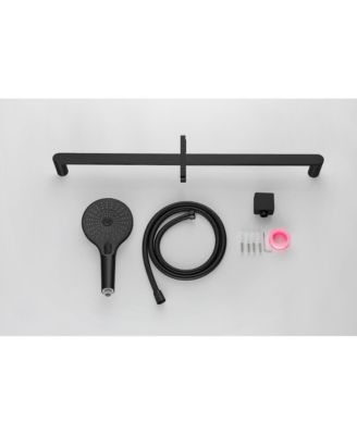 Handheld Shower with 28-Inch Slide Bar and 59-Inch Hose