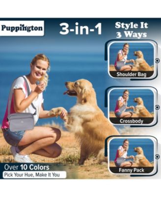 3-in-1 Dog Walk Bag, Travel Bowl, & Reflective Leash with Matching Planet-Safe Dog Poop Bags