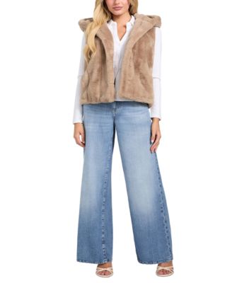 Women's Sophy Faux-Fur Hooded Vest