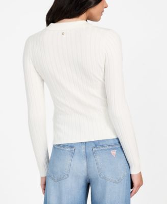 Women's Long Sleeve Ribbed Miranda Sweater