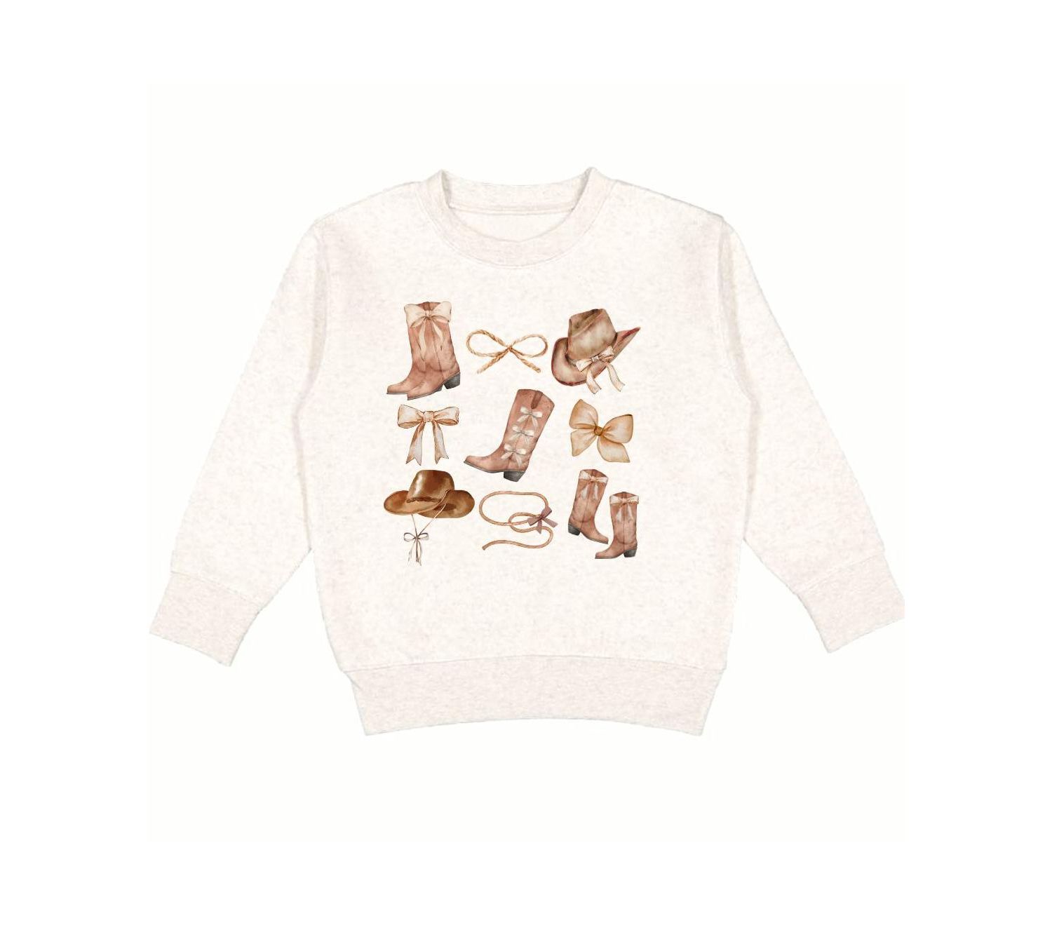 Toddler Girls 2T - 4T Cowgirl Cutie Western Sweatshirt
