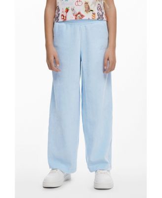 Girls's Fleece pants with rhinestones