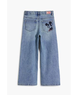 Girls's Wide Mickey jeans