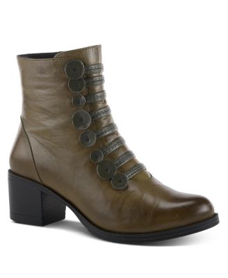 Garibaldi Women's Booties with Leather Upper