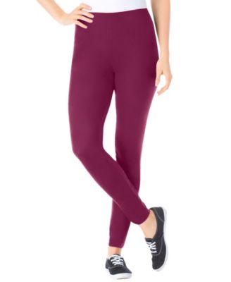 Women's Within Stretch-Cotton Knit Pull-On Leggings
