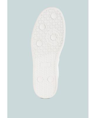 Womens Bostonia Real Leather Casual Sneakers