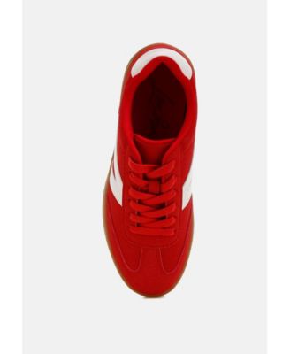 Womens Zoomer Contrasting Patchwork Chunky Sneakers