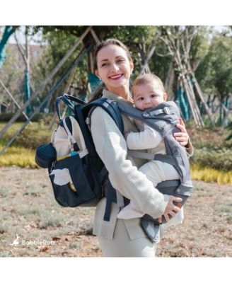 Kids Carrier 6-in-1 Carrier with Hip Seat, Comfy & Adjustable, Navy Hearts