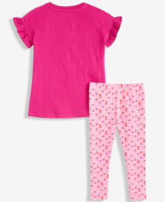 Girls' Toddler 2T-4T Unicorn Top and Leggings, 2-Piece Set, Macy's Exclusive
