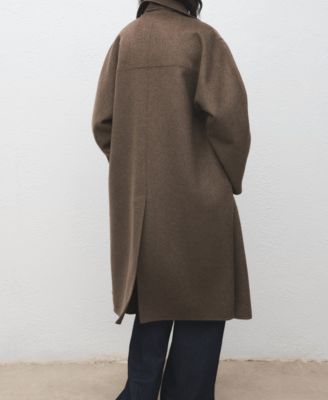 Women's Handmade Oversized Wool Coat