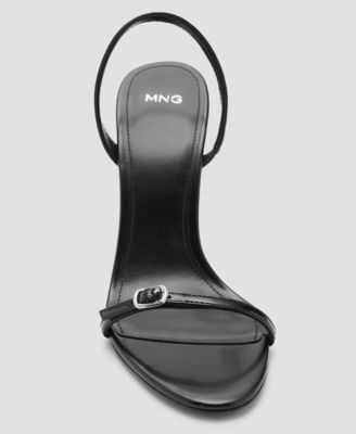 Women's Buckled Stiletto Heel Sandals