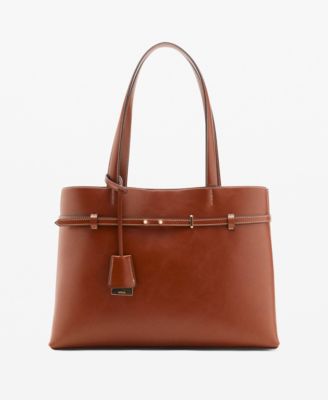 MANGO - Women's Charm Detail Shopper Bag