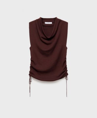 Women's Ruched Knitted Top