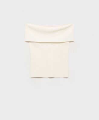 Women's Strapless Knitted Top