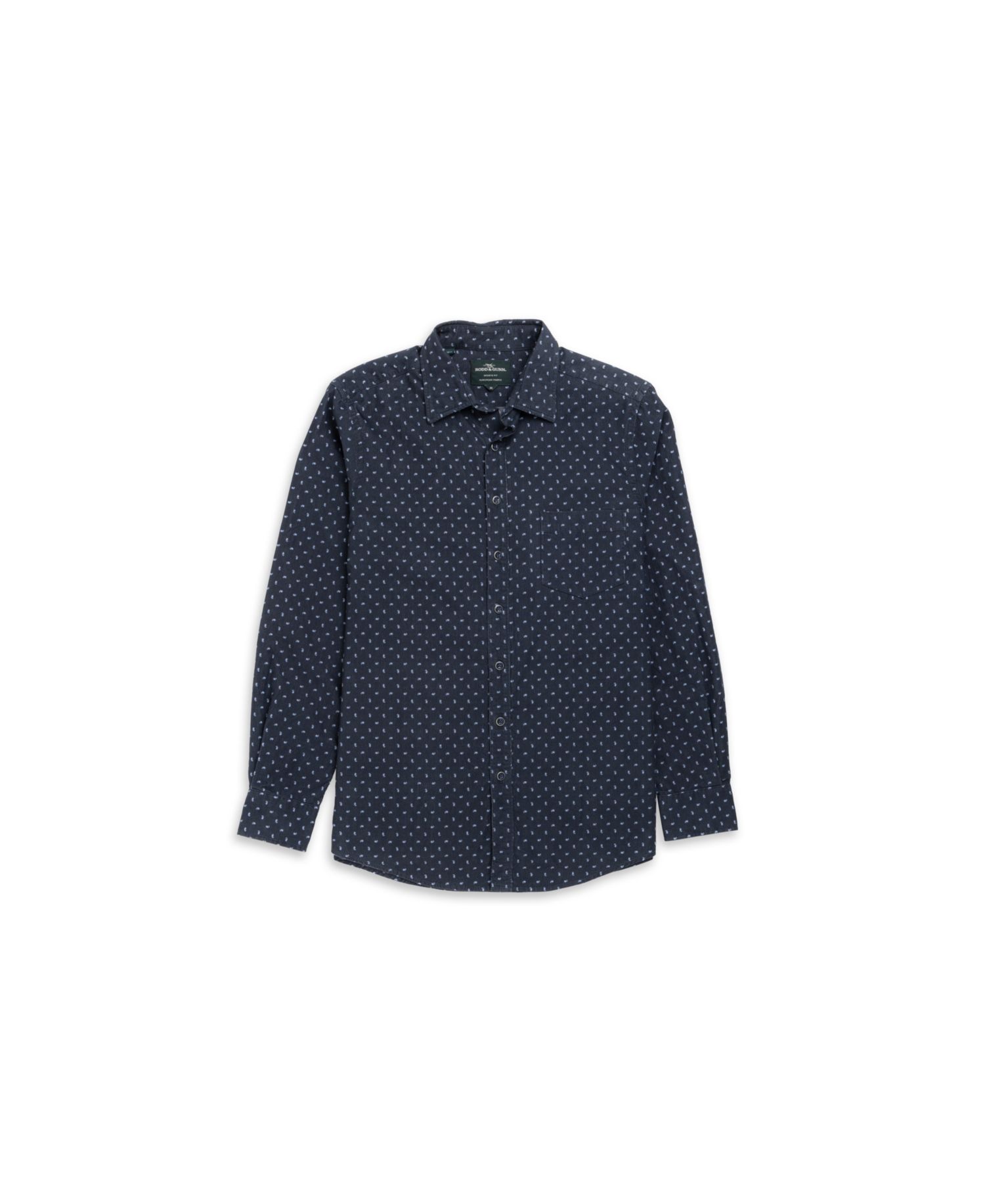Men's Harrington Long Sleeve Slim Fit Shirt
